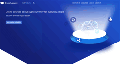 Desktop Screenshot of cryptoacademy.com