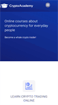 Mobile Screenshot of cryptoacademy.com