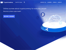 Tablet Screenshot of cryptoacademy.com